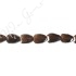 Smoky Quartz Faceted Flat Ladder Beads