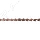 Smoky Quartz Faceted Flat Oval Beads