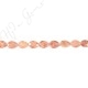 Sun Stone Faceted Pear Beads