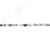 Black Rutile Quartz Faceted Drop Beads