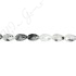 Black Rutile Quartz Faceted Pear Beads