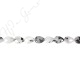 Black Rutile Quartz Faceted Pear Beads