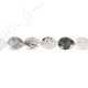 Black Rutile Quartz Faceted Pear Beads