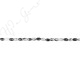 Black Rutile Quartz Faceted Rice Beads