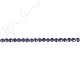 Blue Sand Stone Faceted Coin Beads