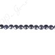 Blue Sand Stone Faceted Coin Beads