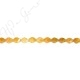 Yellow Quartz Faceted 4-Face Oval Beads