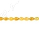 Yellow Quartz Faceted Drop Beads