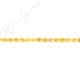 Yellow Quartz Faceted Pear Beads