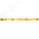 Yellow Quartz Faceted Rice Beads