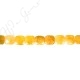 Yellow Quartz Faceted Flat Square Beads