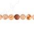 African Agate Coin Beads