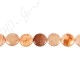 African Agate Coin Beads