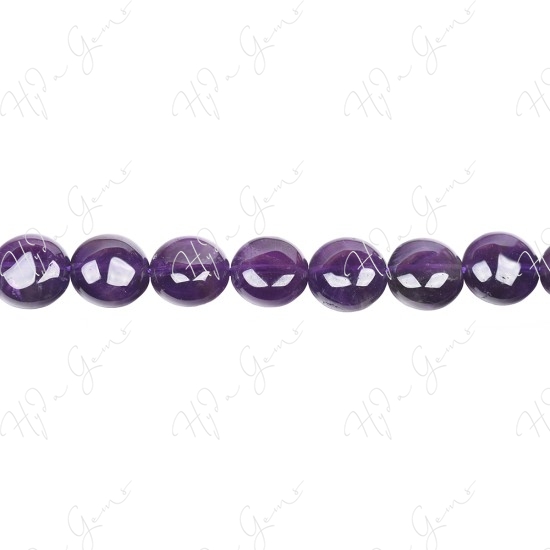 Amethyst Coin Beads