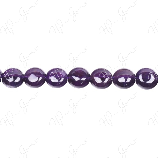 Amethyst Coin Beads