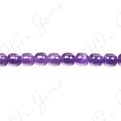 Amethyst Drum Beads