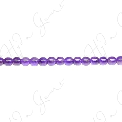 Amethyst Drum Beads