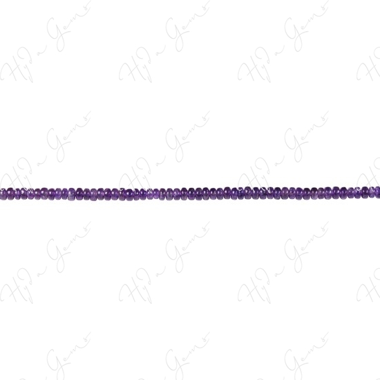 Amethyst Roundel Beads