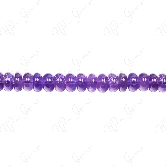 Amethyst Roundel Beads