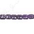 Amethyst Flat Square Beads