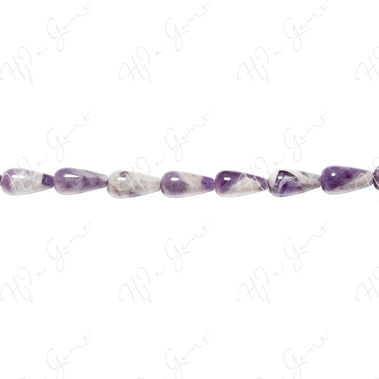 Amethyst Quartz Drop Beads