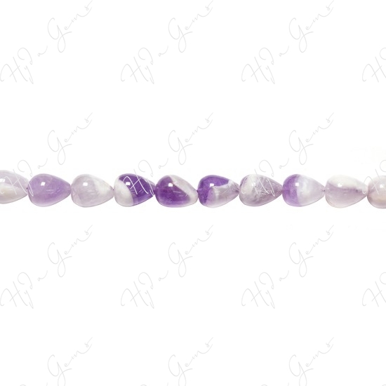 Amethyst Quartz Drop Beads