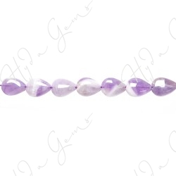 Amethyst Quartz Pear Beads