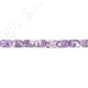 Amethyst Quartz Flat Rectangle Beads