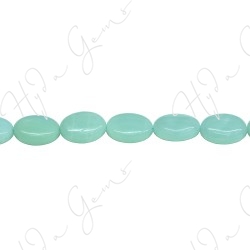 Amazonite Flat Oval Beads