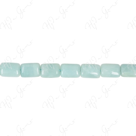 Amazonite Flat Rectangle Beads