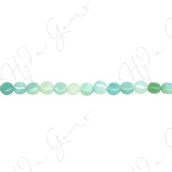 Amazonite Multi-Color Coin Beads