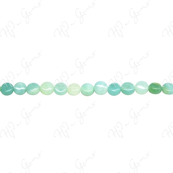 Amazonite Multi-Color Coin Beads