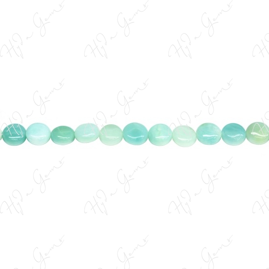 Amazonite Multi-Color Coin Beads