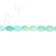 Amazonite Multi-Color Flat Oval Beads