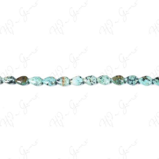 African Turquoise Pear Beads