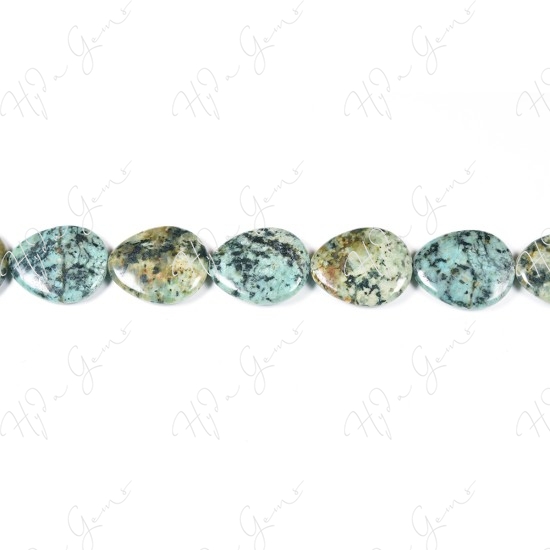 African Turquoise Pear Beads