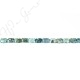 African Turquoise Flat Rectangle Beads