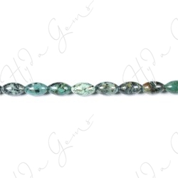 African Turquoise Rice Beads