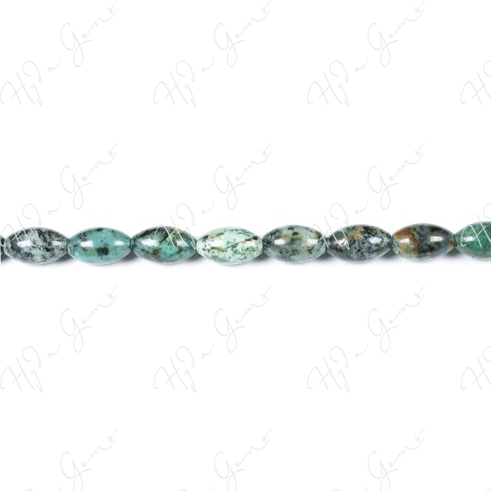 African Turquoise Rice Beads