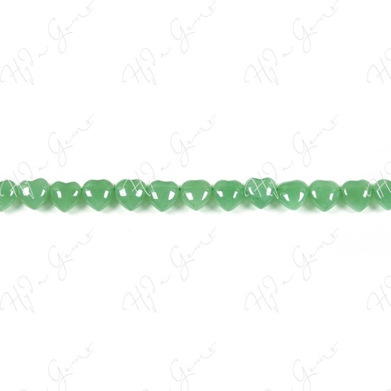 Aventurine Heart Beads