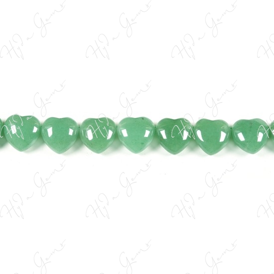 Aventurine Heart Beads