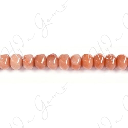 Red Aventurine 6-Face Lattern Beads