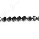 Black Agate Cube Beads