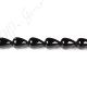 Black Agate Drop Beads