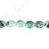 Black Amazonite Pear Beads