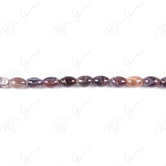 Botswana Agate Rice Beads