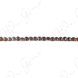 Bronzite Coin Beads