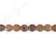 Bronzite Coin Beads