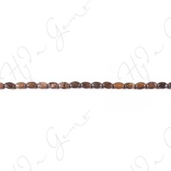 Bronzite Flat Oval Beads