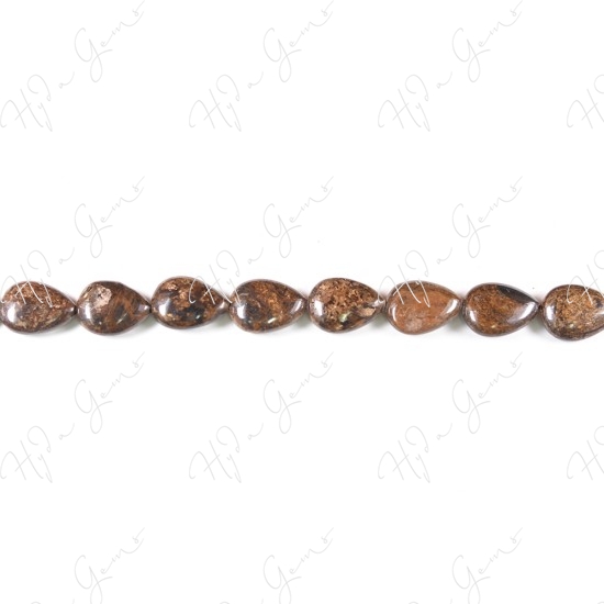 Bronzite Pear Beads